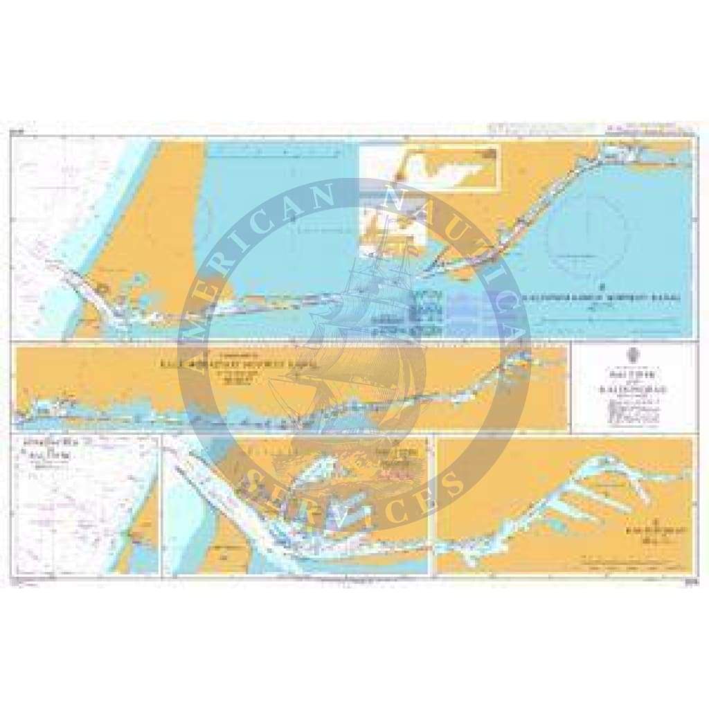 British Admiralty Nautical Chart 2278: Baltic Sea – Russia, Baltiysk and Kaliningrad