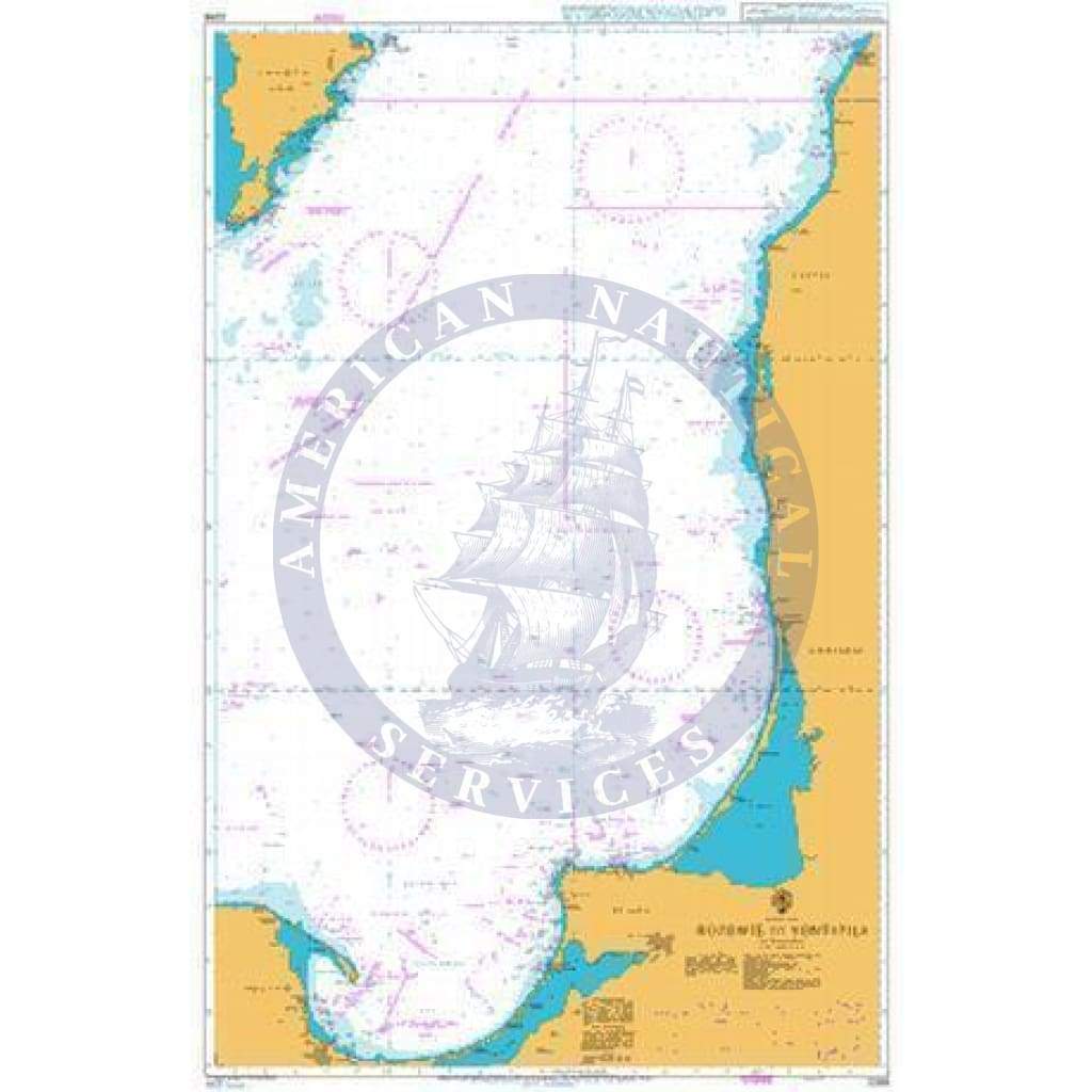 British Admiralty Nautical Chart 2288: Baltic Sea, Rozewie to Ventspils