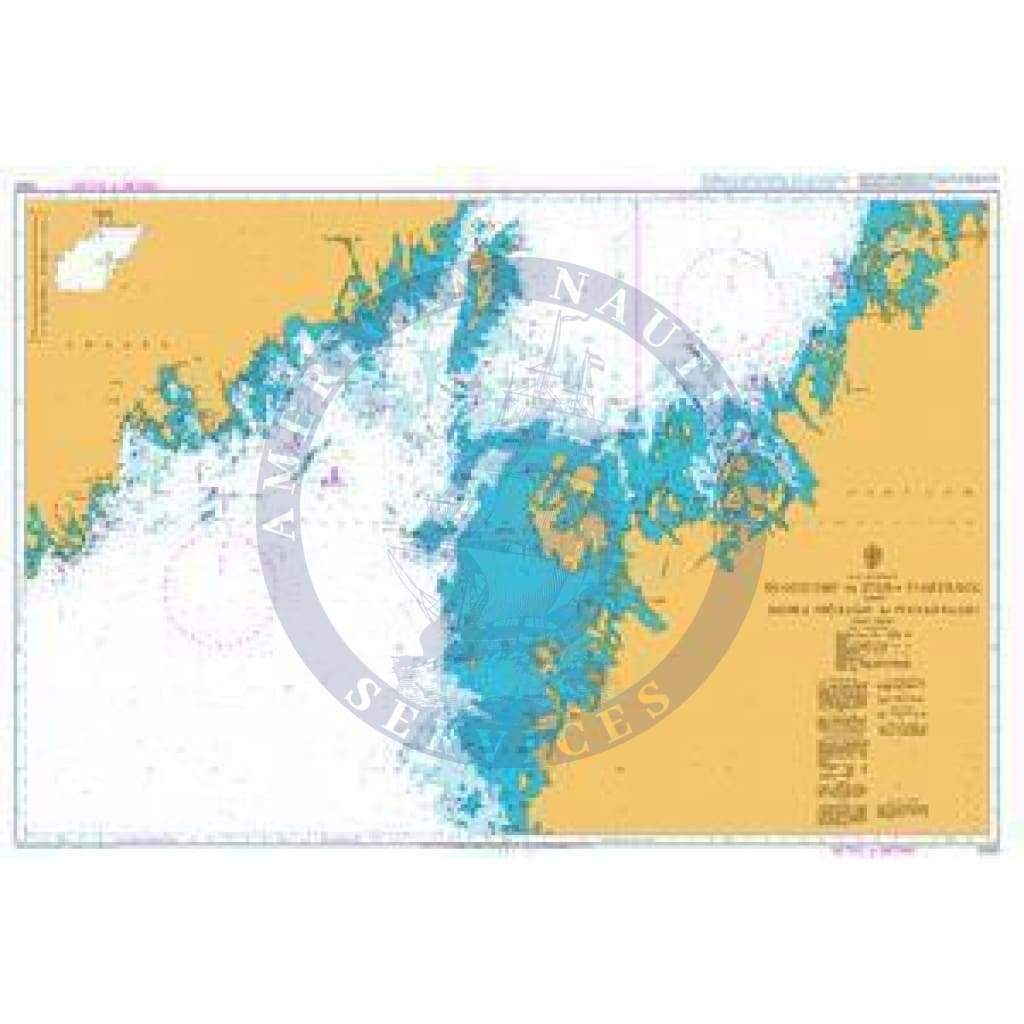 British Admiralty Nautical Chart 2300: Gulf of Bothnia, Skagsudde to Stora Fjäderägg and Harvungön to Jakobstad