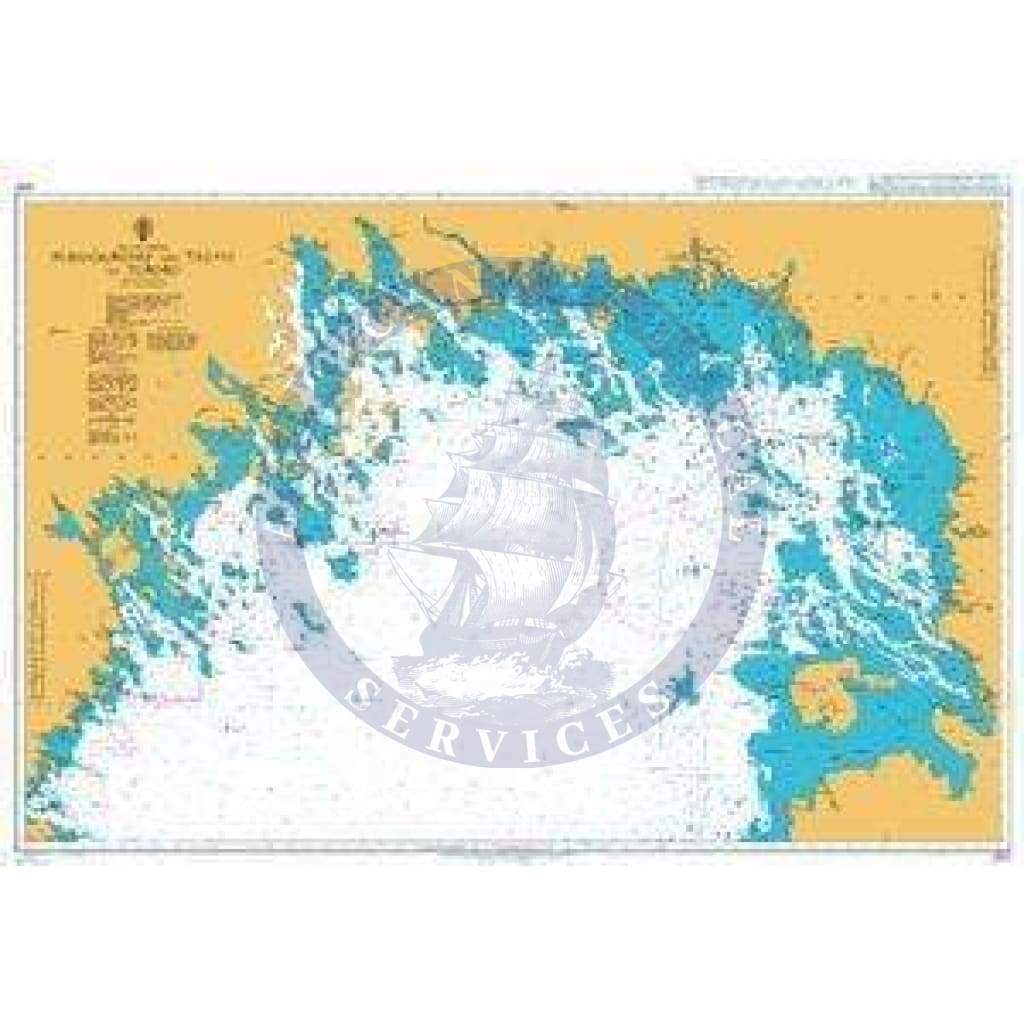 British Admiralty Nautical Chart  2302: Gulf of Bothnia, Furuögrund and Tauvo to Tornio