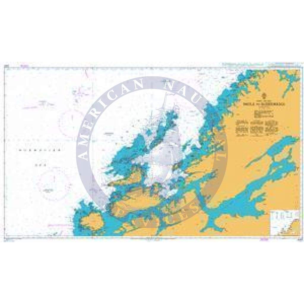 British Admiralty Nautical Chart  2307: Smola to Buholmrasa