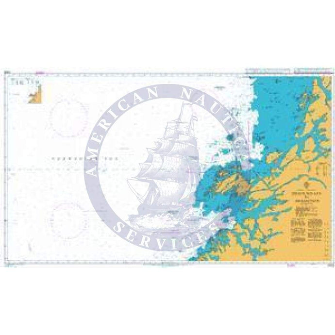 British Admiralty Nautical Chart 2308: Buholmrasa to Bremstein