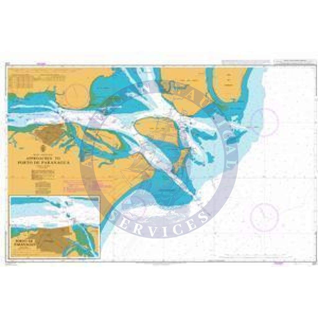 British Admiralty Nautical Chart 231: Approaches to Porto de Paranagua