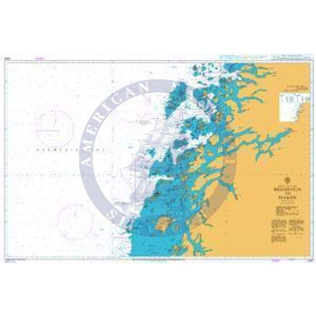 British Admiralty Nautical Chart 2310: Bremstein to Myken