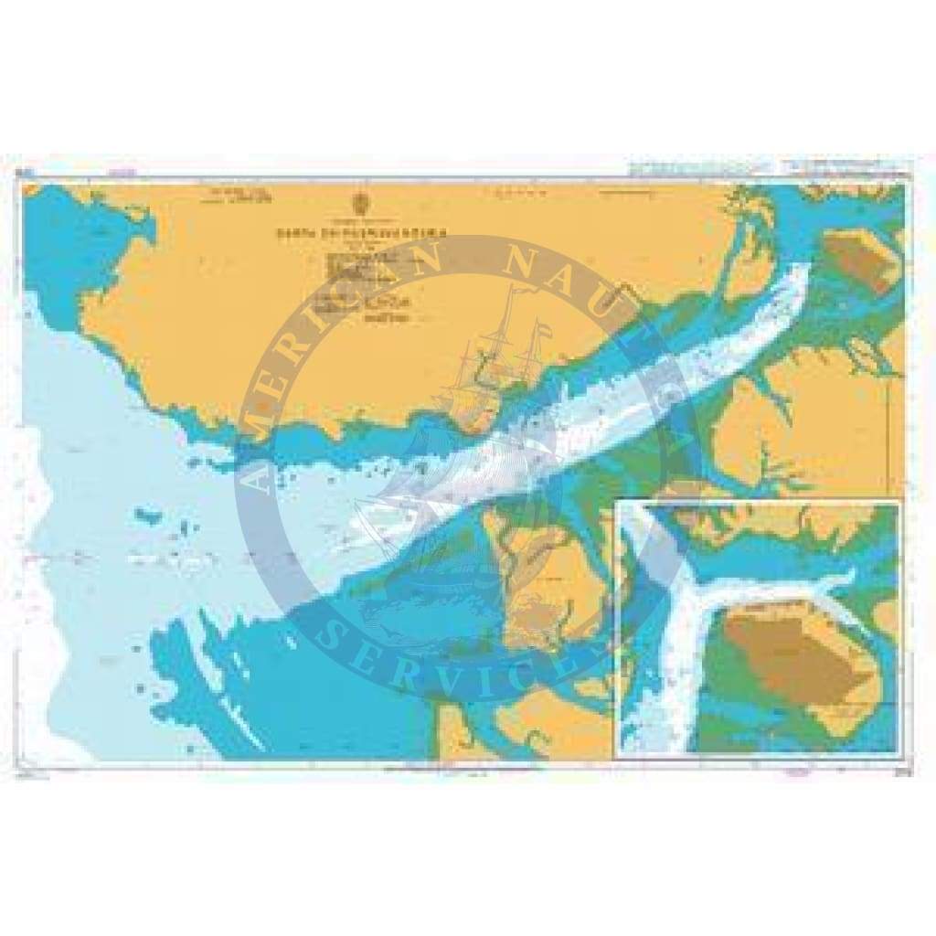 British Admiralty Nautical Chart 2319: Colombia – West Coast, Bahía de Buenaventura. Puerto de Buenaventura