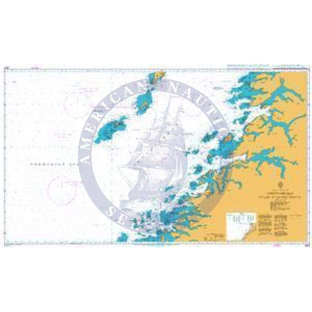 British Admiralty Nautical Chart 2321: Vestfjorden Myken to Moskenesoya