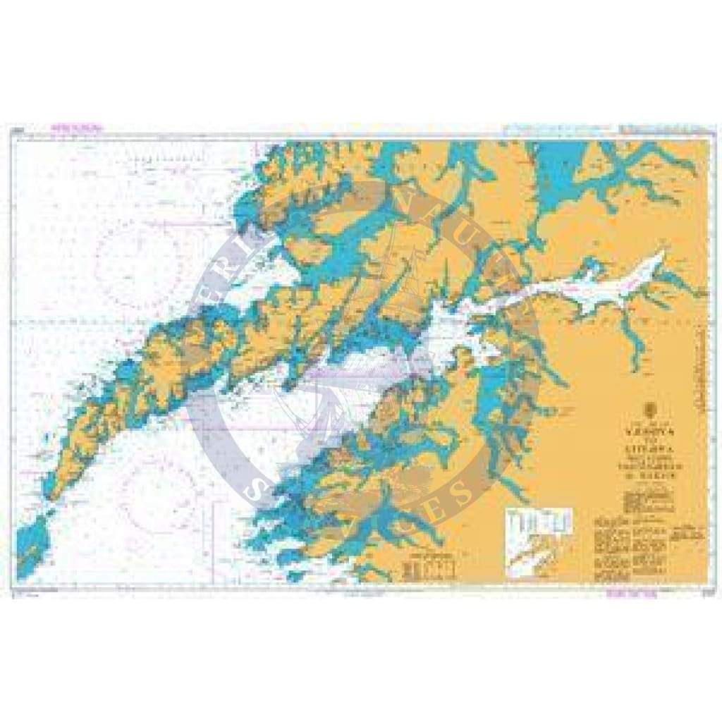 British Admiralty Nautical Chart 2327: Norway - West Coast, Værøya to Litløya including Vestfjorden to Narvik