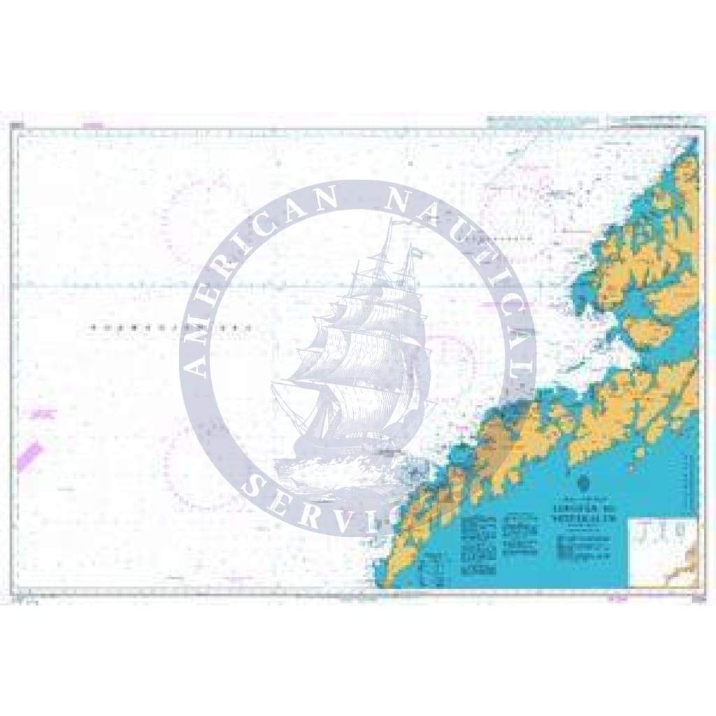 British Admiralty Nautical Chart 2328: Norway - West Coast, Lofoten to Vesteralen