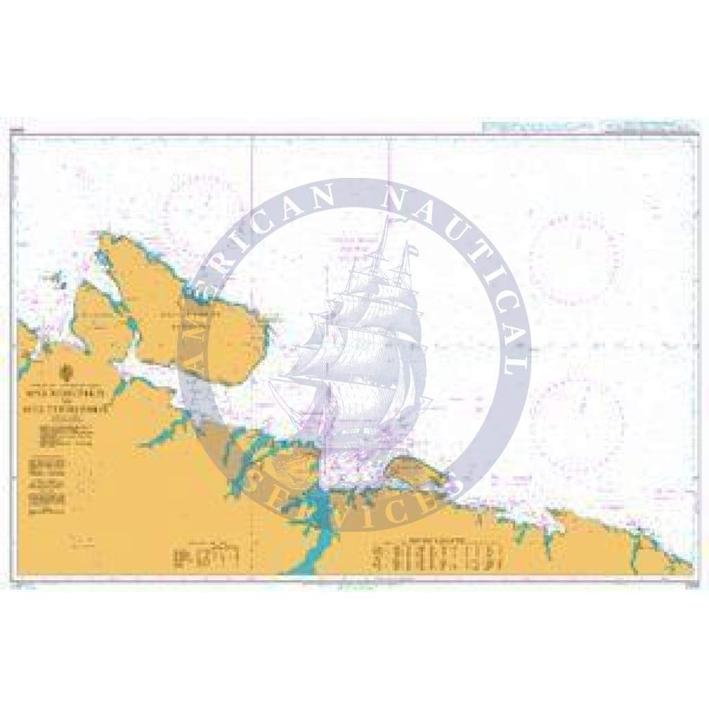 British Admiralty Nautical Chart 2333: Barents Sea – Murmanskiy Bereg, Mys Nemetskiy to Mys Teriberskiy