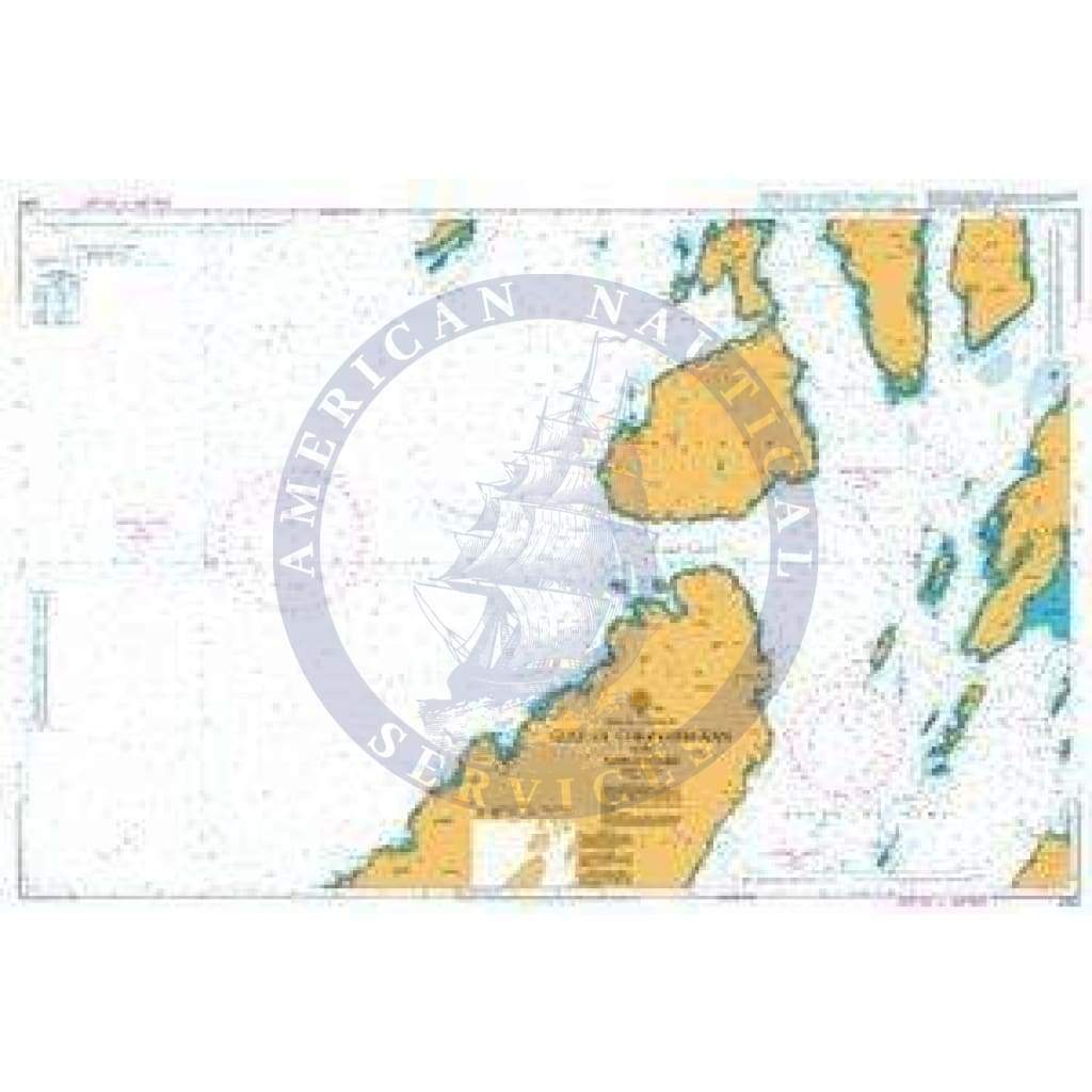 British Admiralty Nautical Chart 2343: Scotland - West Coast, Gulf of Corryvreckan and Approaches