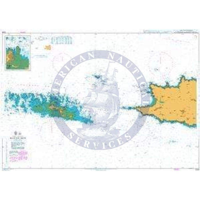 British Admiralty Nautical Chart 2348: Raz de Sein