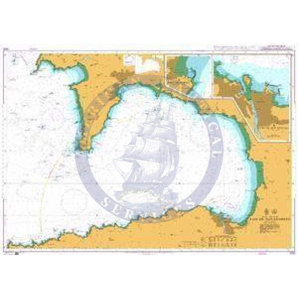 British Admiralty Nautical Chart 2349: France - West Coast, Baie de Douarnenez