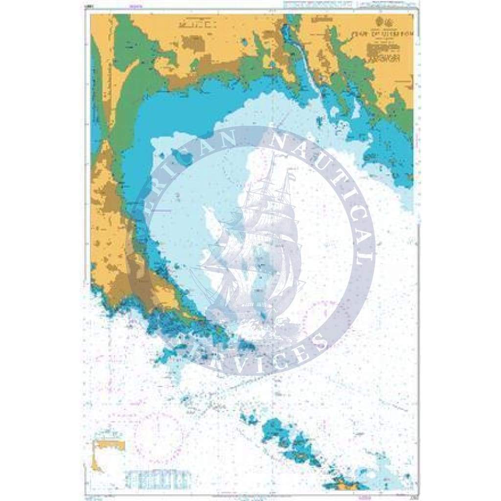 British Admiralty Nautical Chart 2357: Baie de Quiberon