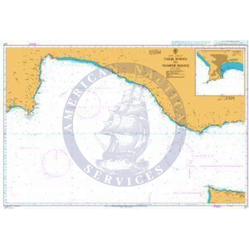 British Admiralty Nautical Chart 237: Turkey - South Coast, Taşlik Burnu to Anamur Burnu. Alanya