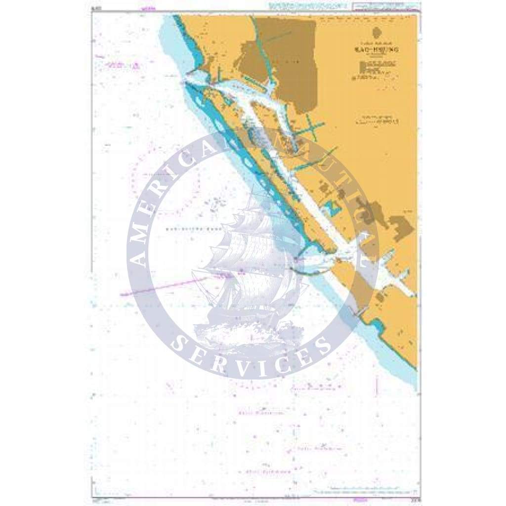 British Admiralty Nautical Chart 2376: Kao-Hsiung