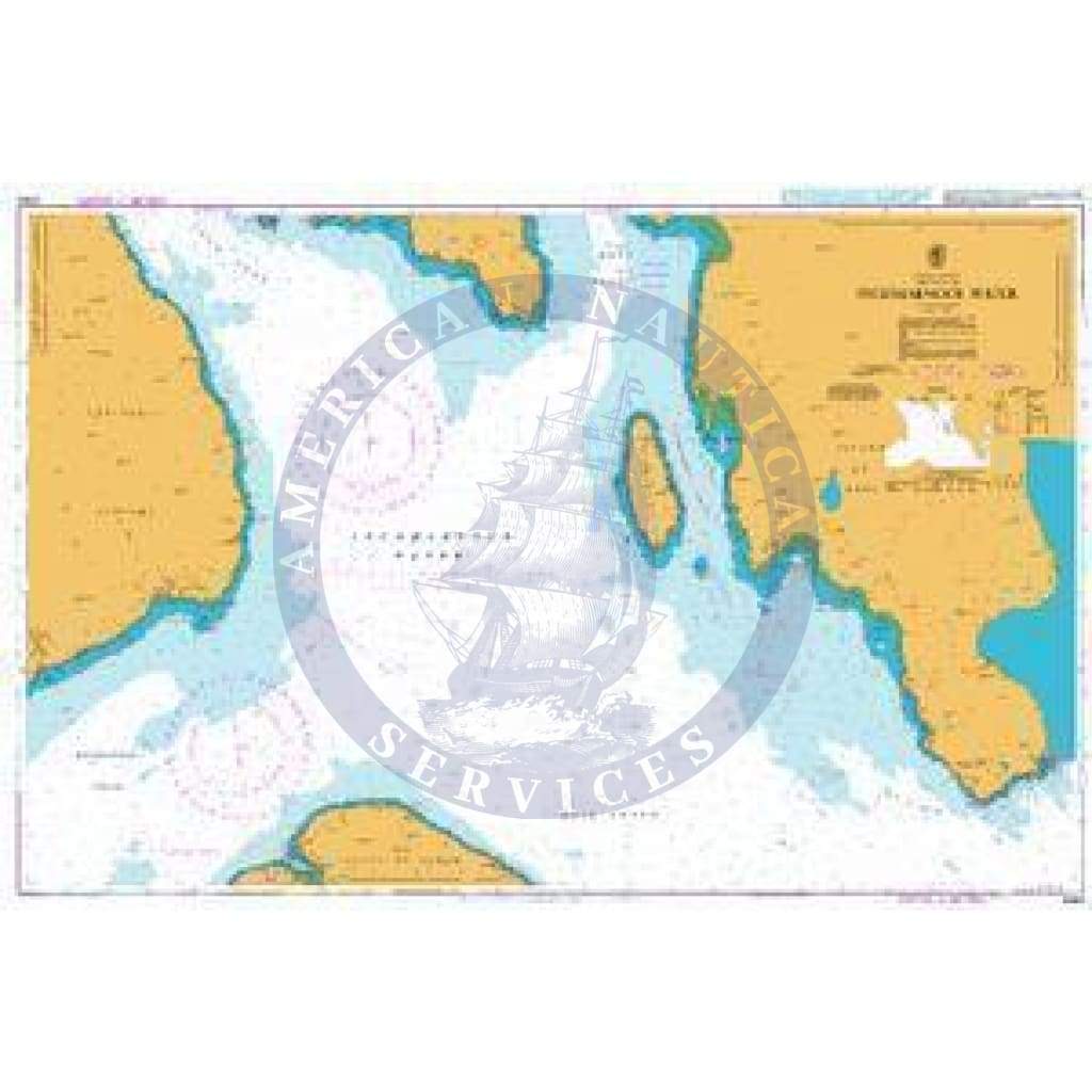British Admiralty Nautical Chart 2383: Scotland - West Coast, Firth of Clyde, Inchmarnock Water