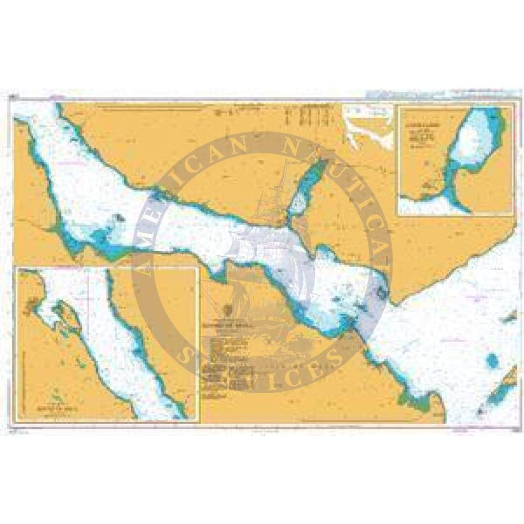 British Admiralty Nautical Chart 2390: Scotland – West Coast, Sound of Mull. Continuation of Sound of Mull Loch Aline
