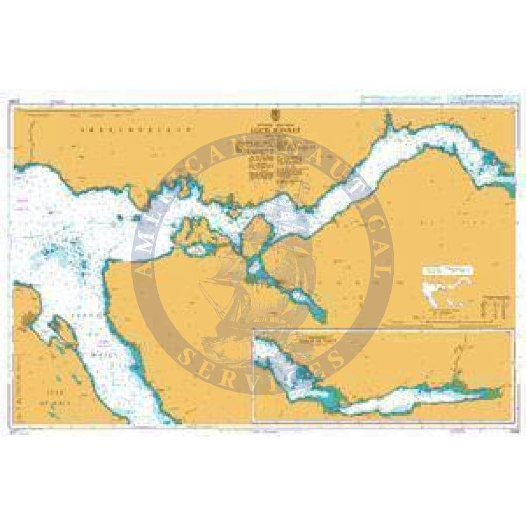 British Admiralty Nautical Chart 2394: Loch Sunart