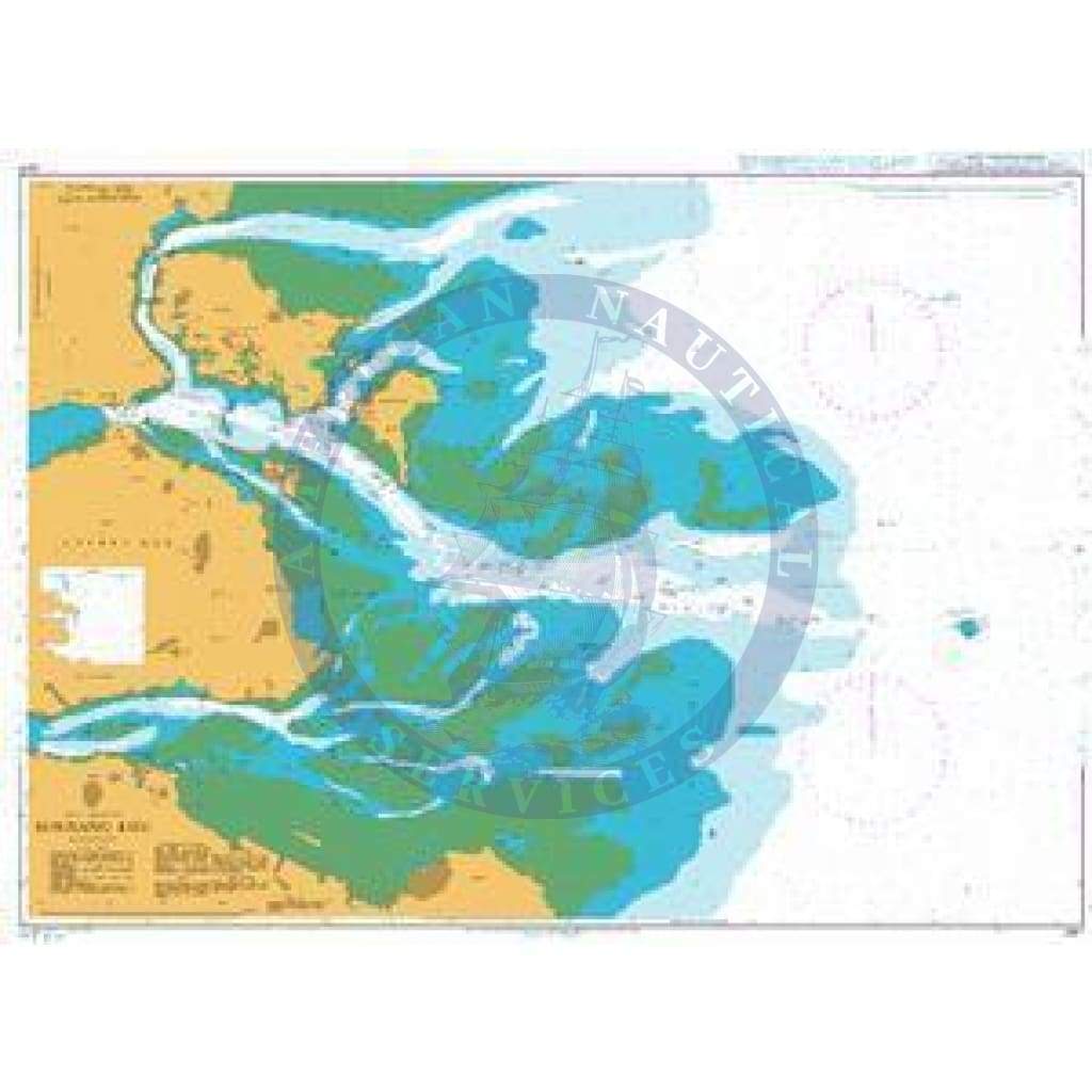 British Admiralty Nautical Chart 2411: China - Dong Hai, Minjiang Kou