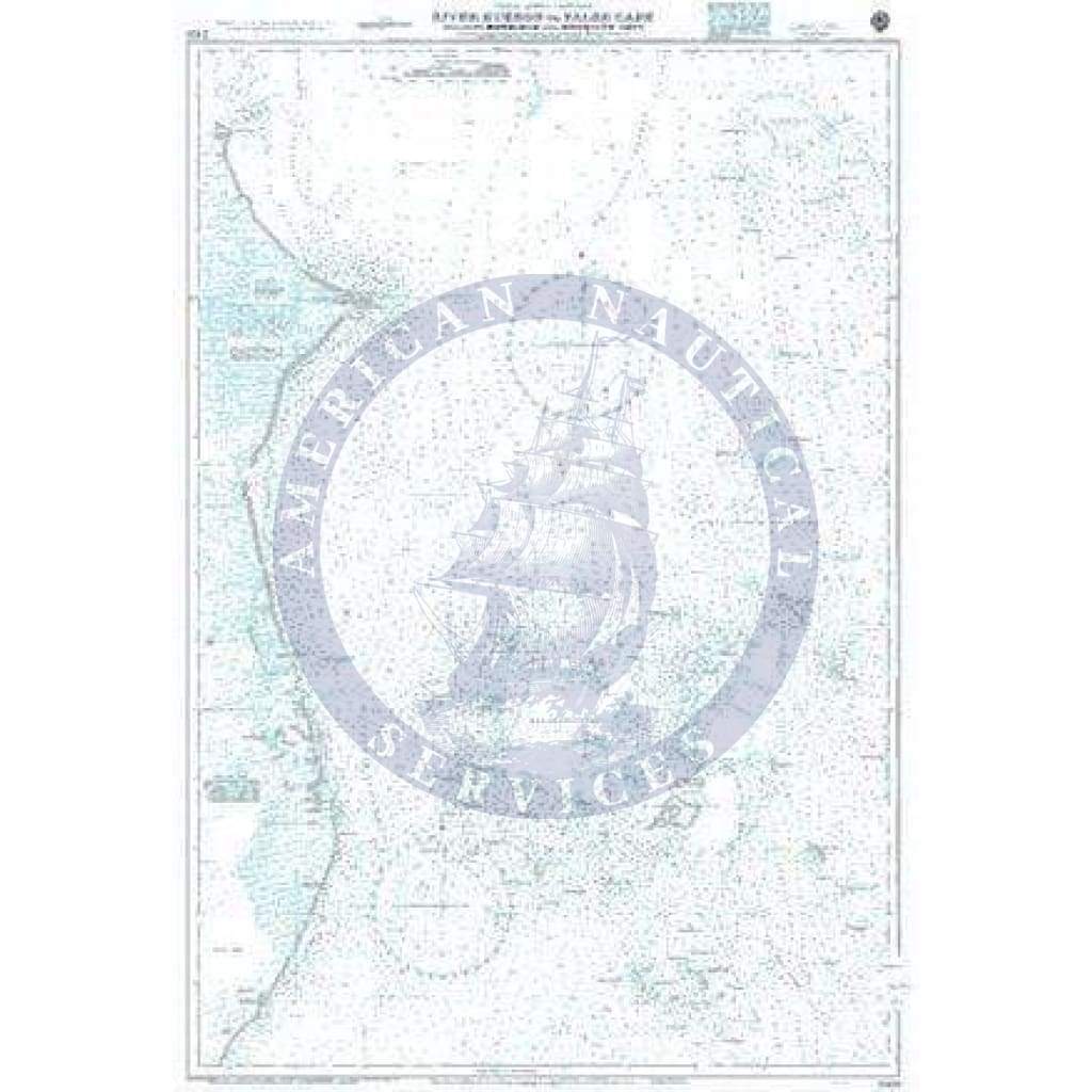 British Admiralty Nautical Chart 2425: River Hueson to False Cape including Morrison and Mosquito Cays