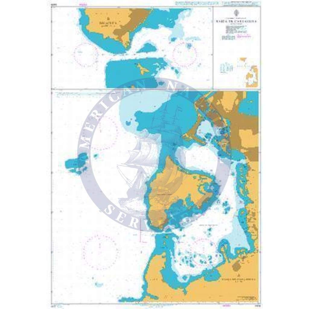 British Admiralty Nautical Chart  2434: Colombia - North Coast, Bahía de Cartagena