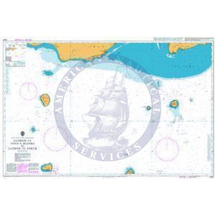 British Admiralty Nautical Chart 2441: Iran and the United Arab Emirates, Jazireh-ye Tonb-e Bozorg to Jazireh-ye Forur