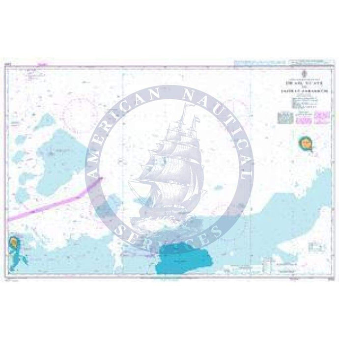 British Admiralty Nautical Chart  2443: United Arab Emirates and Iran, Sir Abu Nu'ayr to Zirku (Jazirat Zarakkuh)