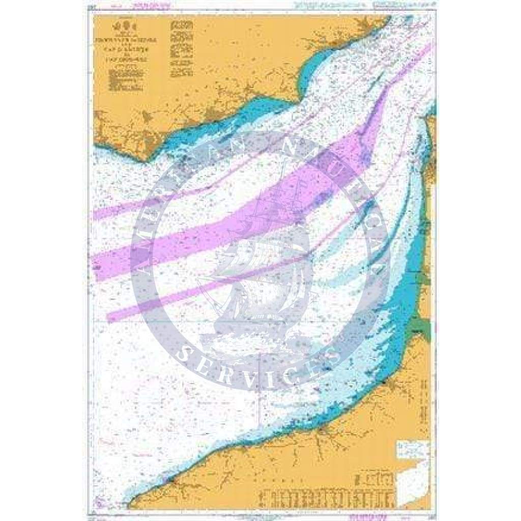 British Admiralty Nautical Chart 2451: English Channel, Newhaven to Dover and Cap D'Antifer to Cap Gris-Nez