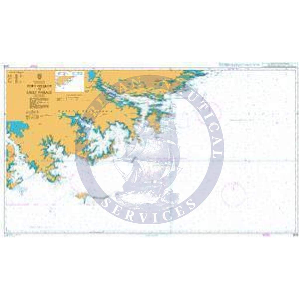 British Admiralty Nautical Chart 2508: Port Fitzroy to Eagle Passage