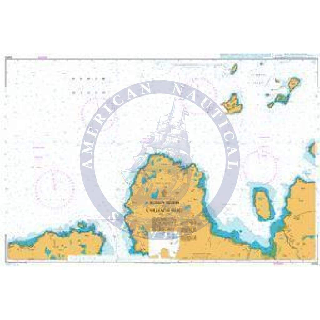 British Admiralty Nautical Chart  2509: Rubha Reidh to Cailleach Head
