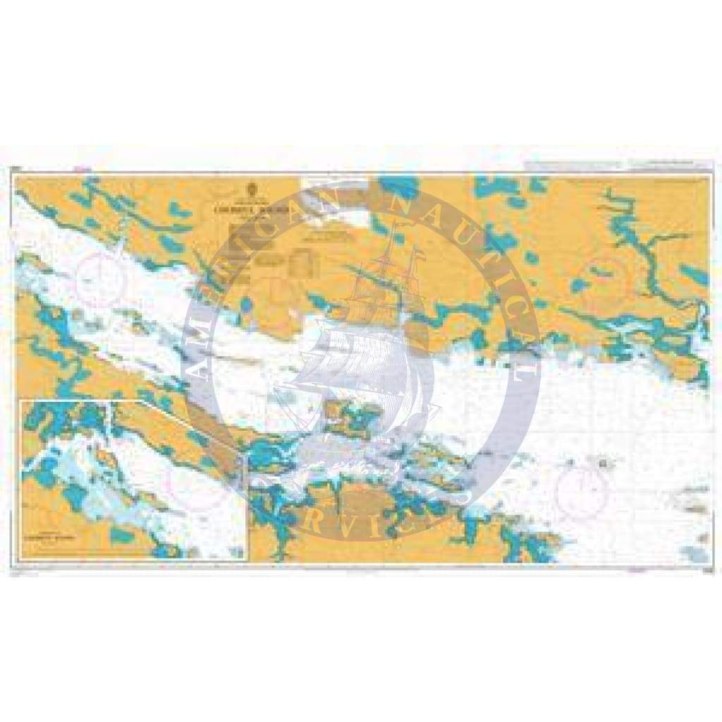 British Admiralty Nautical Chart 2525: Choiseul Sound