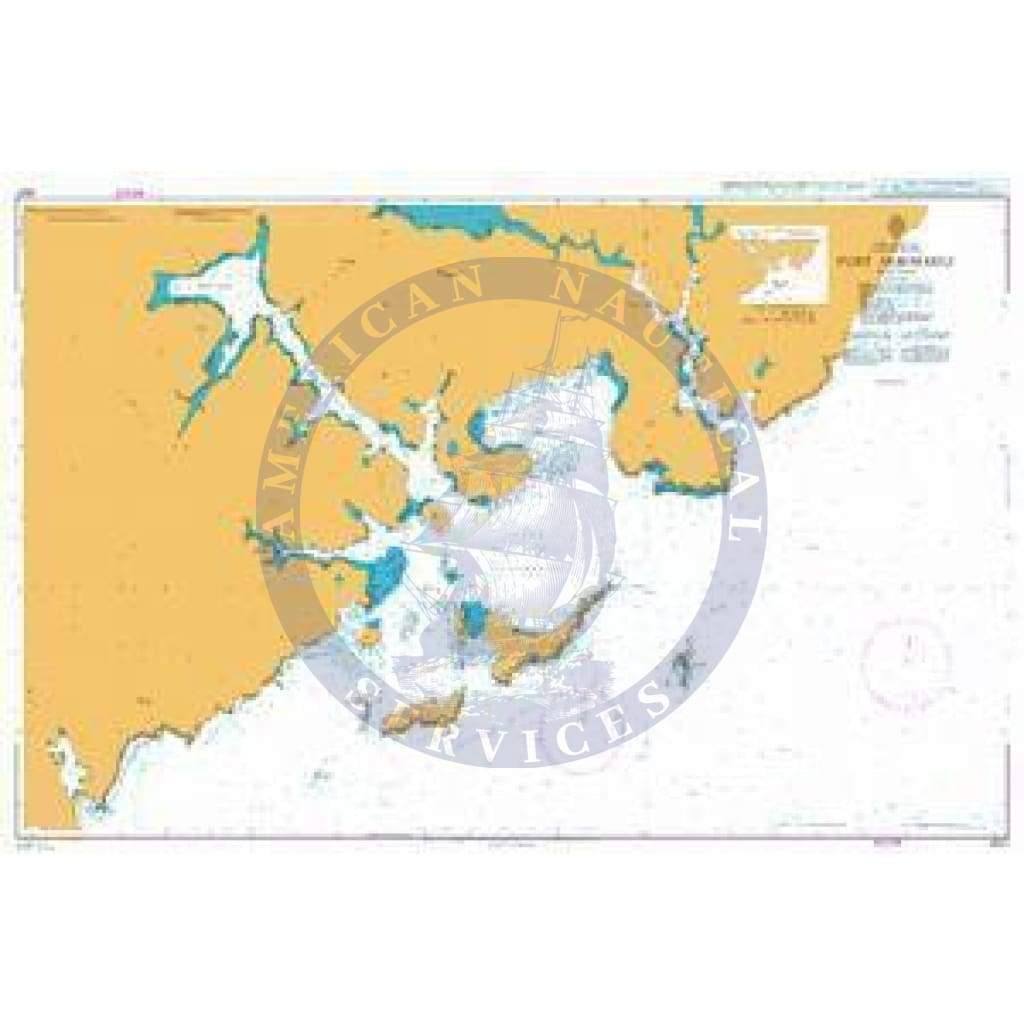 British Admiralty Nautical Chart 2527: Port Albemarle