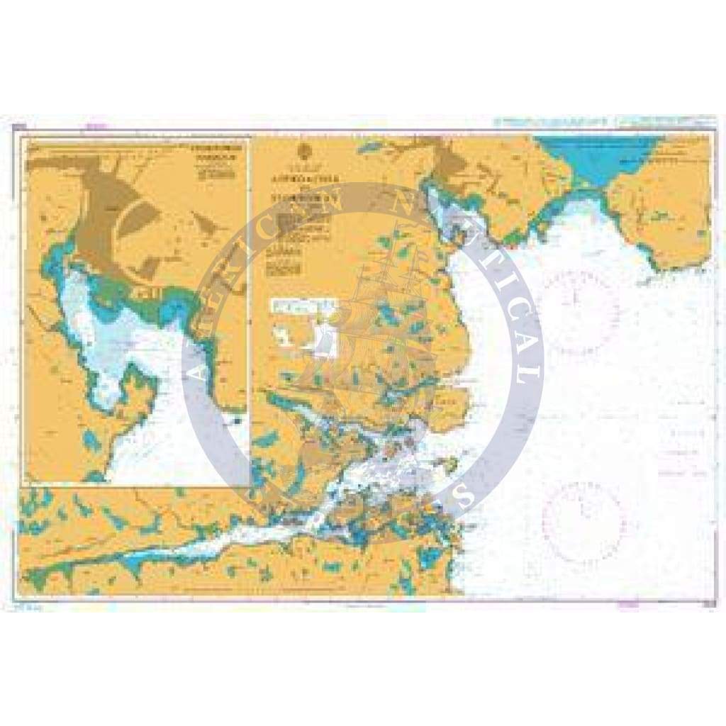 British Admiralty Nautical Chart 2529: Approaches to Stornoway