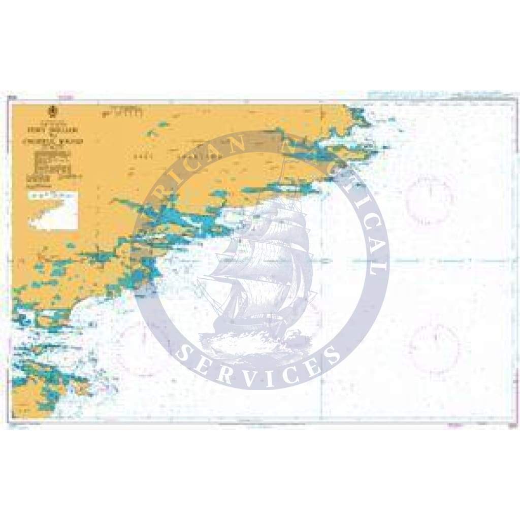 British Admiralty Nautical Chart 2536: Port William to Choiseul Sound