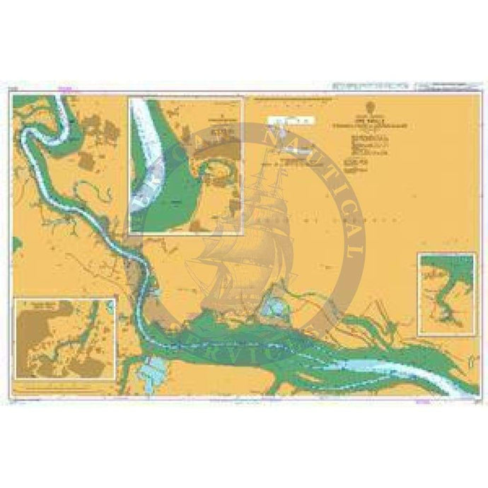 British Admiralty Nautical Chart 2572: The Swale Windmill Creek to Queenborough