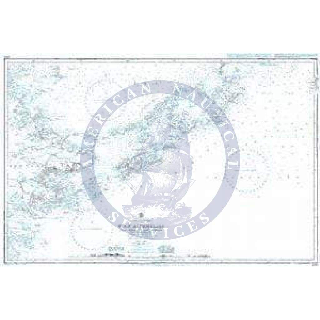 British Admiralty Nautical Chart 2576: Sulu Archipelago and the North East Coast of Borneo