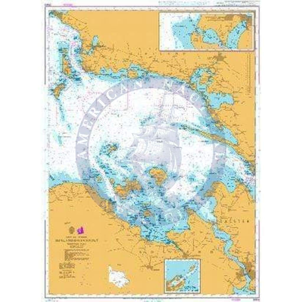 British Admiralty Nautical Chart 2583: Baltic Sea – Denmark, Smålandsfarvandet, Western Part
