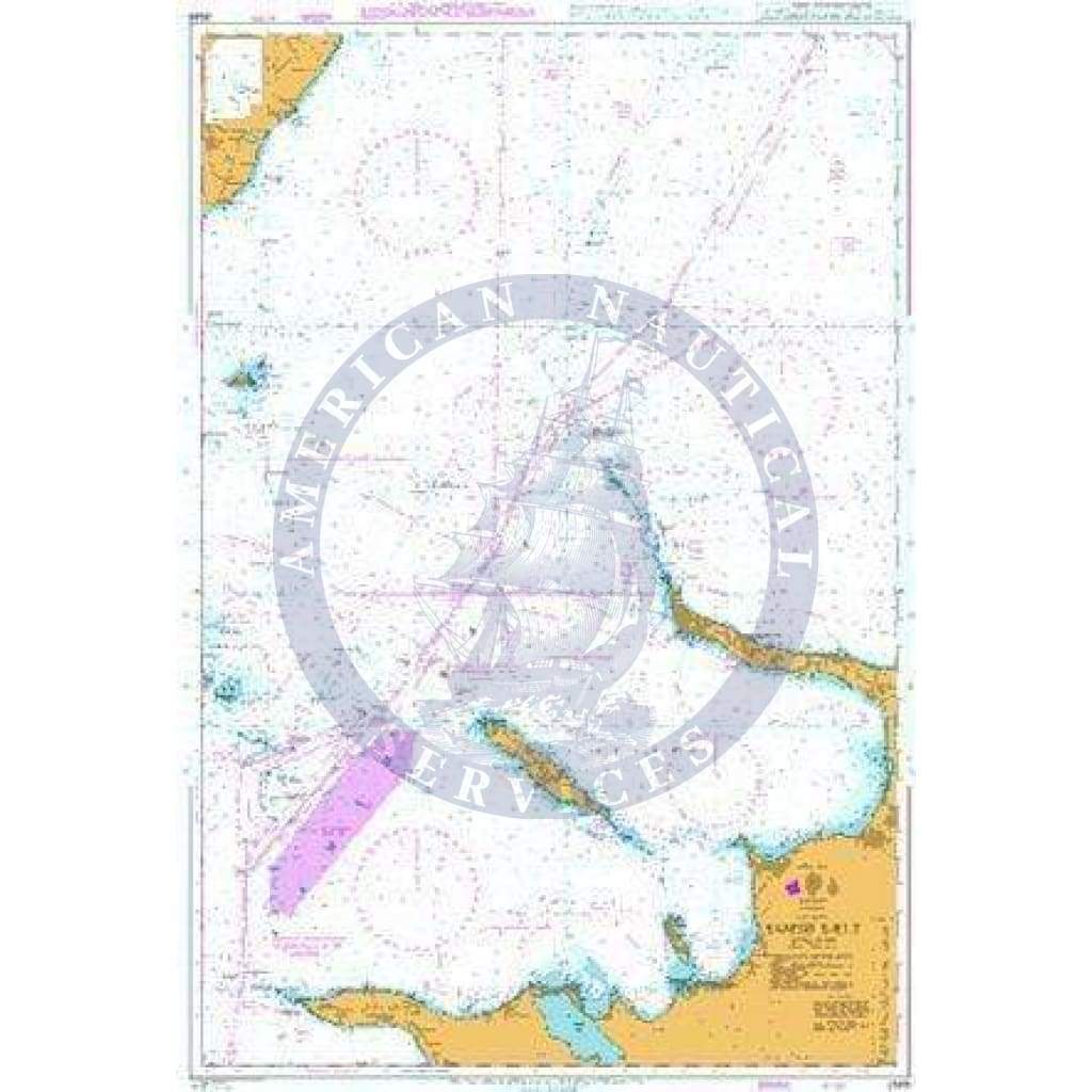 British Admiralty Nautical Chart  2589: Denmark – Kattegat, Samsø Bælt