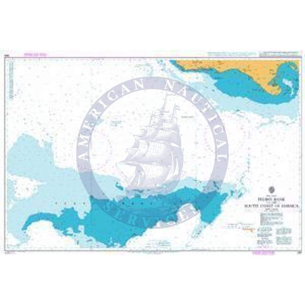 British Admiralty Nautical Chart  260: Pedro Bank to the South Coast of Jamaica