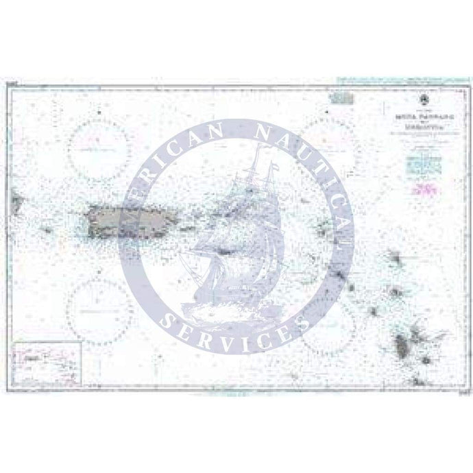 British Admiralty Nautical Chart  2600: Mona Passage to Dominica