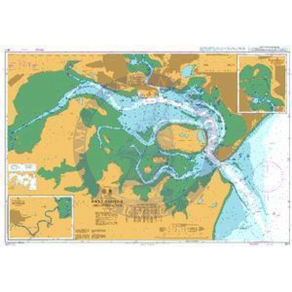 British Admiralty Nautical Chart  2611: England - South Coast, Poole Harbour and Approaches