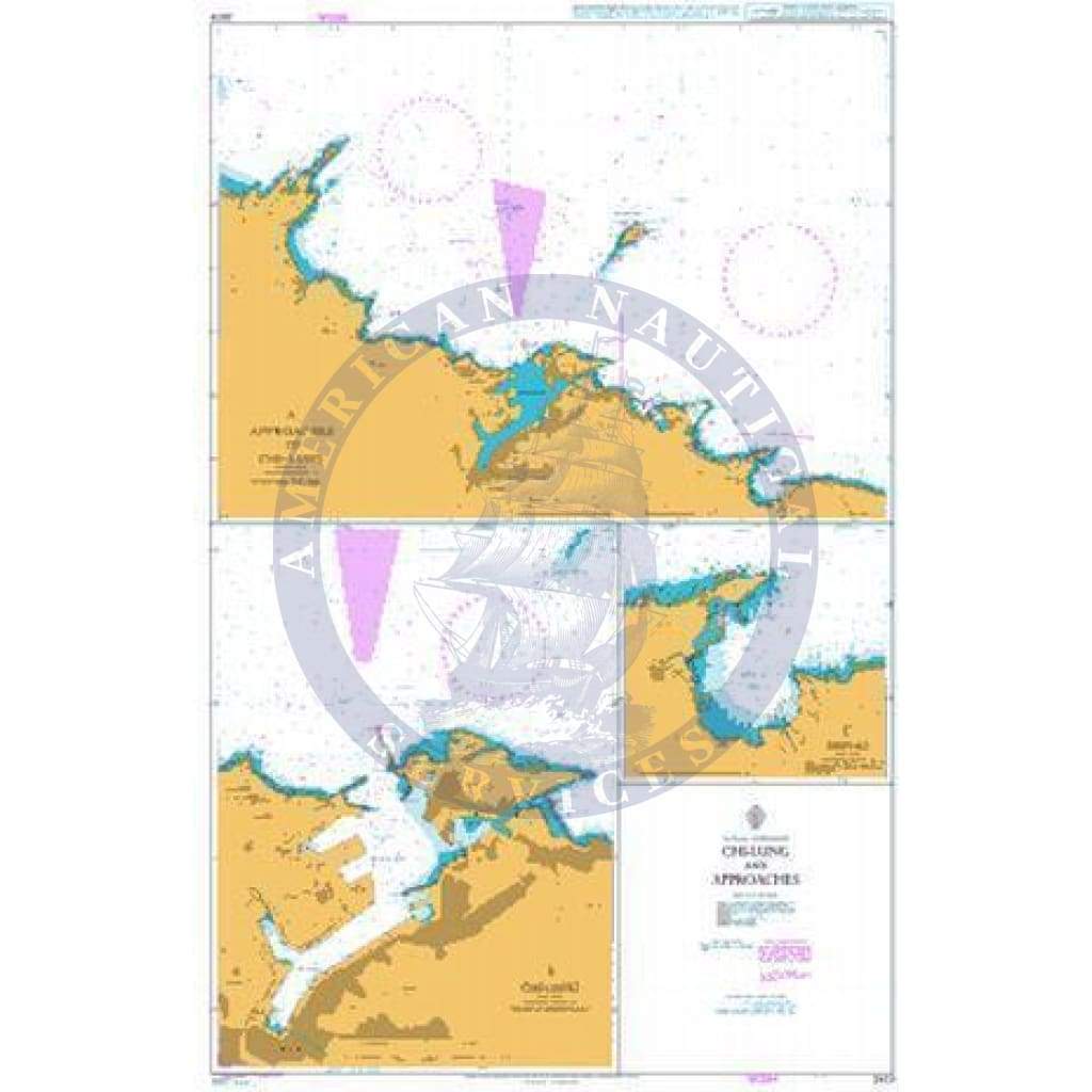 British Admiralty Nautical Chart  2619: Taiwan – North Coast, Chi-lung and Approaches