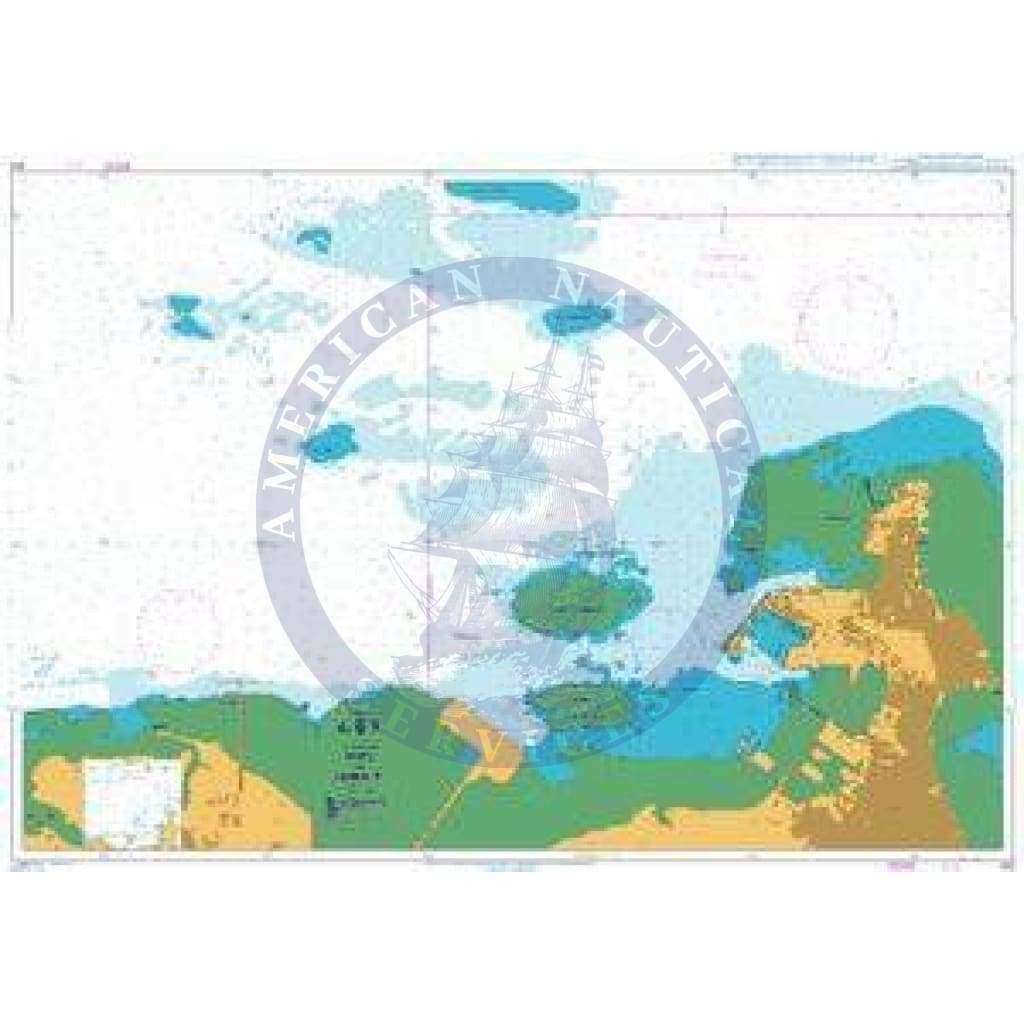 British Admiralty Nautical Chart 263: Gulf of Aden, Port of Djibouti