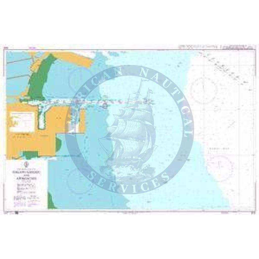 British Admiralty Nautical Chart 2645: China - Bo Hai, Tianjin Gang, Dagang Gangqu and Approaches