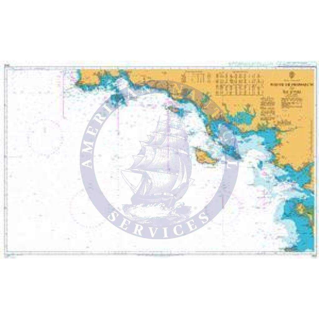 British Admiralty Nautical Chart  2646: Pointe de Penmarc'h to Ile d'Yeu