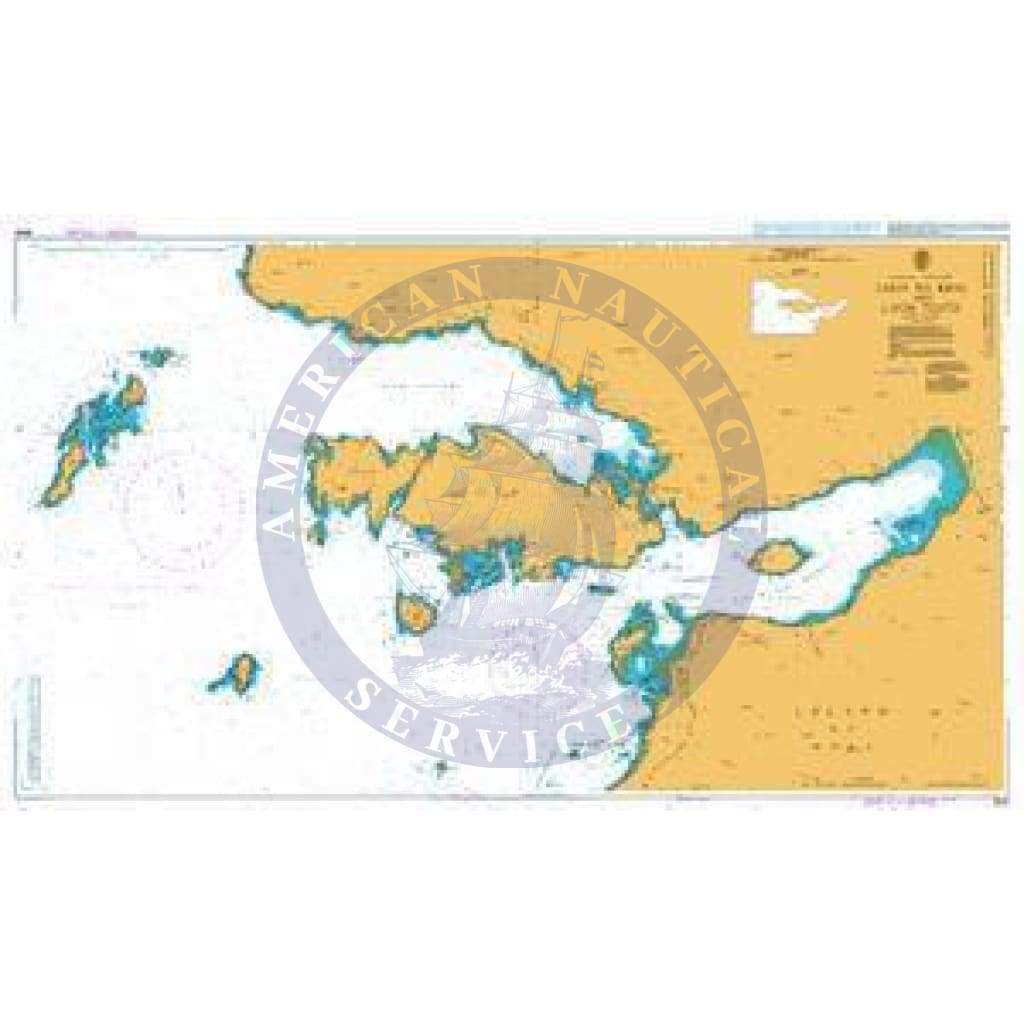 British Admiralty Nautical Chart   2652: Loch Na Keal and Loch Tuath
