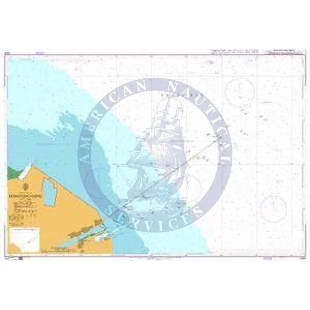 British Admiralty Nautical Chart 2654: China - Bo Hai, Dongying Gang
