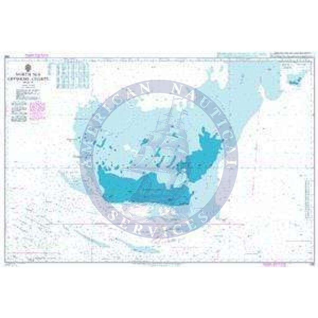 British Admiralty Nautical Chart  266: North Sea, North Sea Offshore Charts - Sheet 11