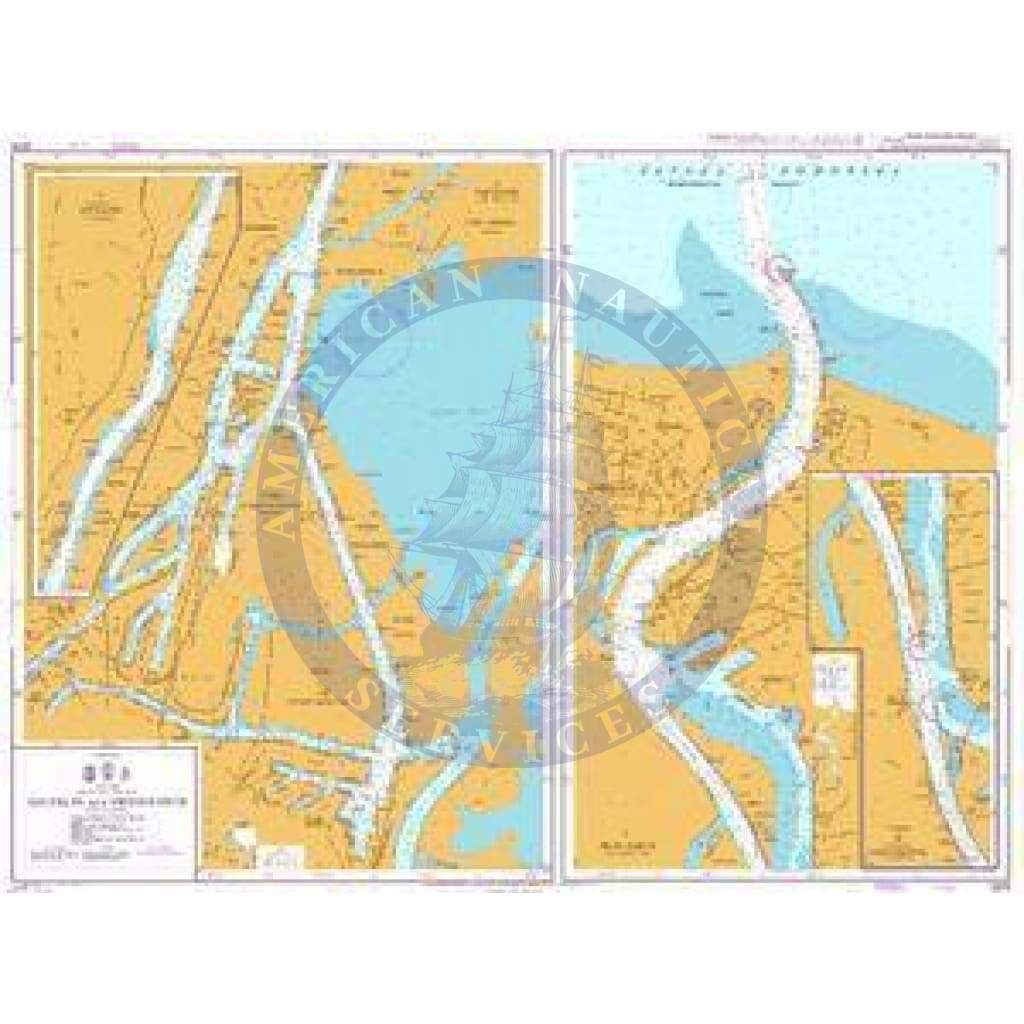 British Admiralty Nautical Chart 2676: Baltic Sea – Poland, Szczecin and Swinoujscie