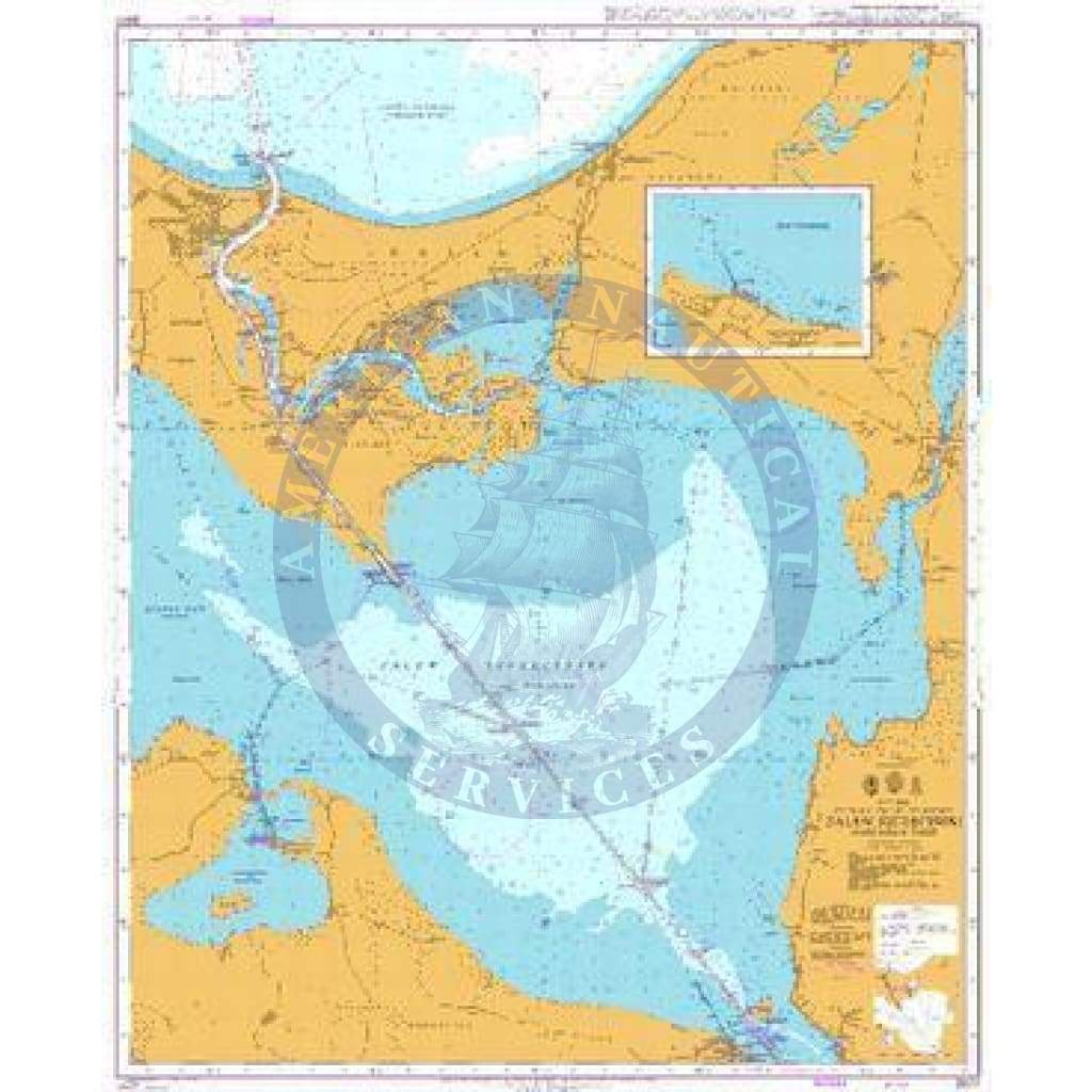 British Admiralty Nautical Chart 2677: Baltic Sea – Poland and Germany, Zalew Szczecinski, Northern Part
